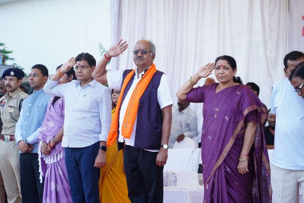 बलौदाबाजार में 26वीं राज्य स्तरीय शालेय क्रीड़ा प्रतियोगिता का सांसद बृजमोहन अग्रवाल ने किया विधिवत शुभारंभ