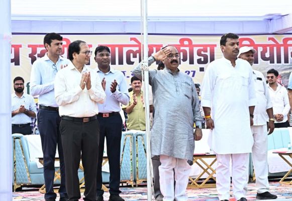 उपमुख्यमंत्री अरुण साव ने राज्य स्तरीय शालेय क्रीड़ा प्रतियोगिता का किया शुभारंभ