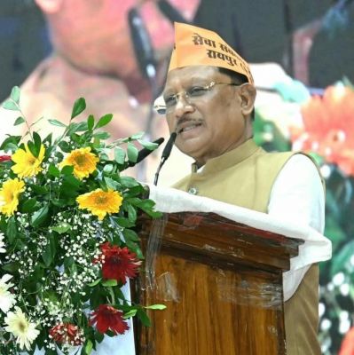 &lsquo;सेवा के रंग, राष्ट्र के संग&rsquo; समारोह में शामिल हुए मुख्यमंत्री विष्णुदेव साय