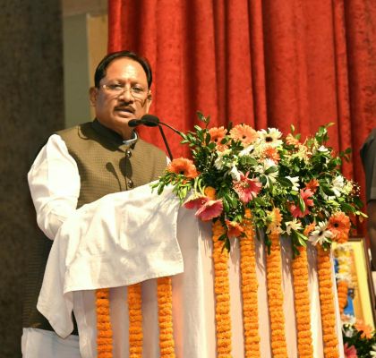 मुख्यमंत्री विष्णुदेव साय साइबर जागृति अभियान एवं ट्रैफिक हैकाथॉन-2026 के अभिनंदन समारोह में हुए शामिल