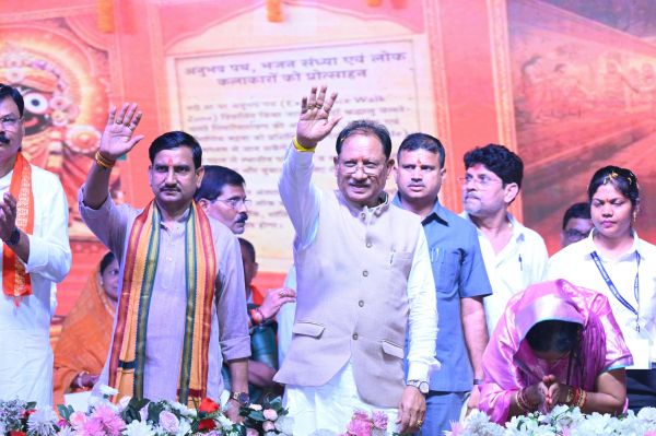 मुख्यमंत्री विष्णु देव साय ने किया तीन दिवसीय शिवरीनारायण महोत्सव का शुभारंभ