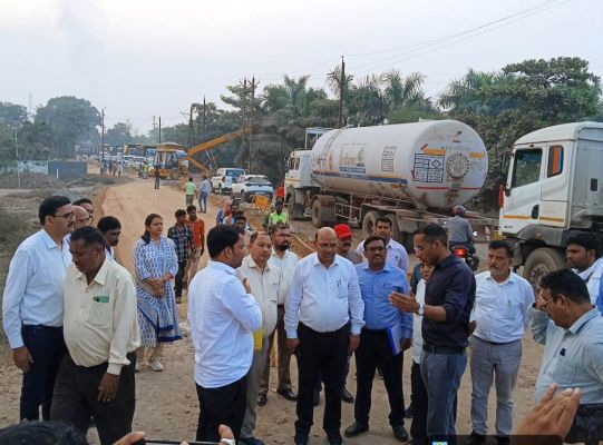 PWD सचिव मुकेश कुमार बंसल ने परखी सड़क निर्माण की गुणवत्ता, मरम्मत कार्यों में तेजी लाने के निर्देश