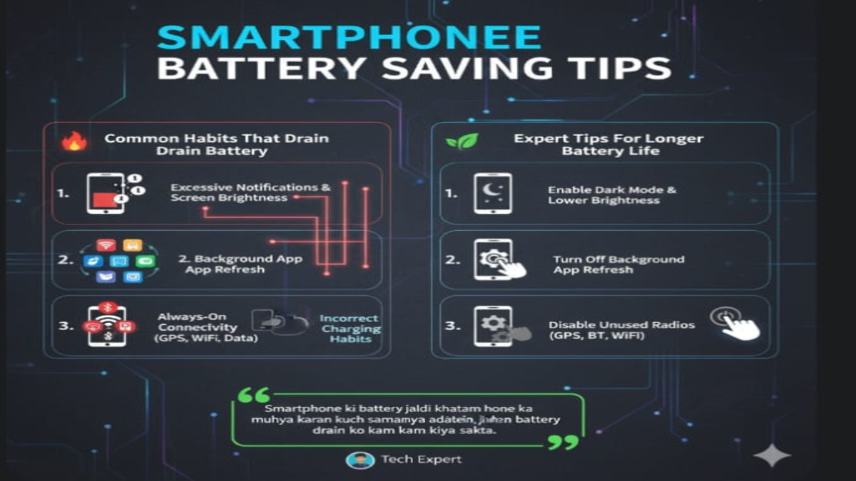 बैटरी जल्दी हो जाती है खत्म? आपकी ये रोज़मर्रा की आदतें ही हैं असली वजह