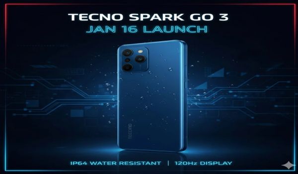 Tecno Spark Go 3 की भारत में एंट्री, 16 जनवरी को होगा बड़ा धमाका, बजट सेगमेंट में मचेगी खलबली